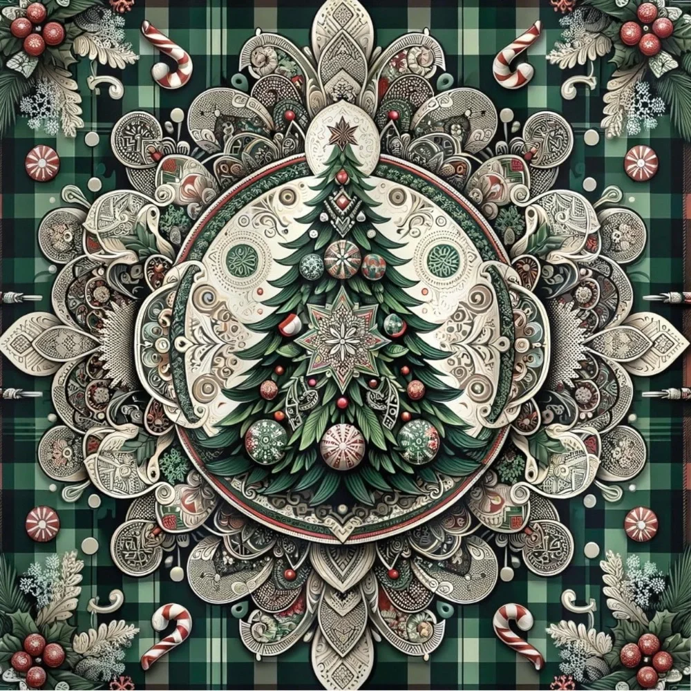 Festive Christmas Tree Blanket NWOT